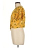 Bongo Yellow Short Sleeve Blouse Size L - photo 5