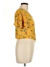 Bongo Yellow Short Sleeve Blouse Size L - photo 4