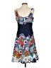 Nine West Paisley Blue Cocktail Dress Size 4 - photo 2