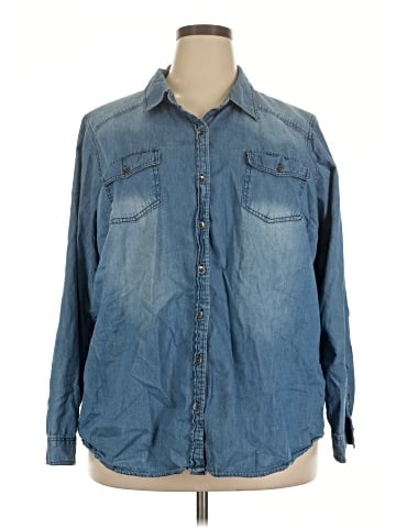 Torrid Long Sleeve Button-Down Shirt (view 1)