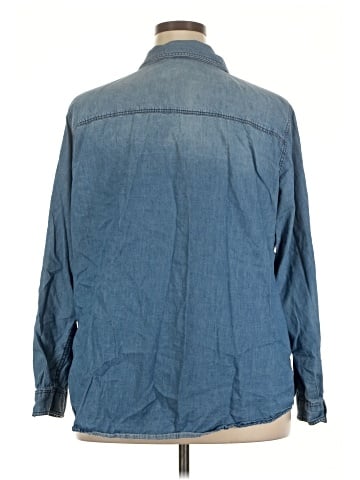 Torrid Long Sleeve Button-Down Shirt (view 2)