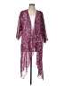 Lularoe Pink Kimono Size L - photo 1