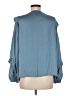 Deckers Blue Long Sleeve Blouse Size M - photo 2