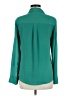Express 100% Polyester Teal Long Sleeve Blouse Size S - photo 2
