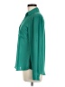 Express 100% Polyester Teal Long Sleeve Blouse Size S - photo 5
