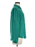 Express 100% Polyester Teal Long Sleeve Blouse Size S - photo 4