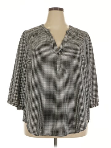 Torrid 3/4 Sleeve Blouse (view 1)