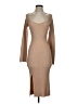 Steve Madden Tan Cocktail Dress Size XXS (estimated) - photo 1