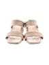 Fashion Ivory Tan Sandals Size 7 1/2 - photo 2