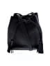 Shaffer 100% Leather Black Leather Bucket Bag One size - photo 1