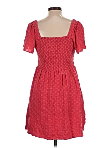 Madewell Eyelet Lucie Smocked Mini Dress (view 2)
