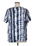 Evri 100% Polyester Tie-dye Blue Short Sleeve T-Shirt Size 2X - photo 2