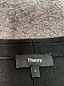 Theory Solid Black Wool Skirt Size L - photo 4