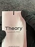 Theory Solid Black Wool Skirt Size L - photo 5