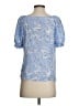 Talbots 100% Viscose Blue Short Sleeve Blouse Size S (petite) - photo 2