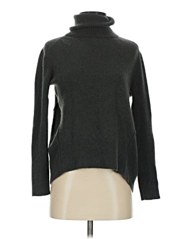 Aqua Turtleneck Sweater (view 1)