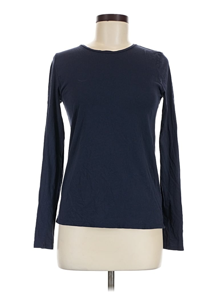 Pre-owned Everlane Long Sleeve T-shirt In Blue