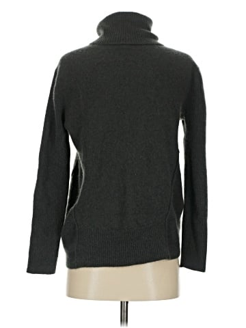 Aqua Turtleneck Sweater (view 2)