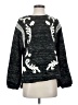 Lucky Brand Paisley Black Pullover Sweater Size S - photo 1