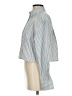 Athleta 100% Polyester Stripes Silver Long Sleeve Blouse Size XXS - photo 5