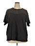 Torrid 100% Cotton Black Short Sleeve Top Size 2X Plus (2) - photo 1