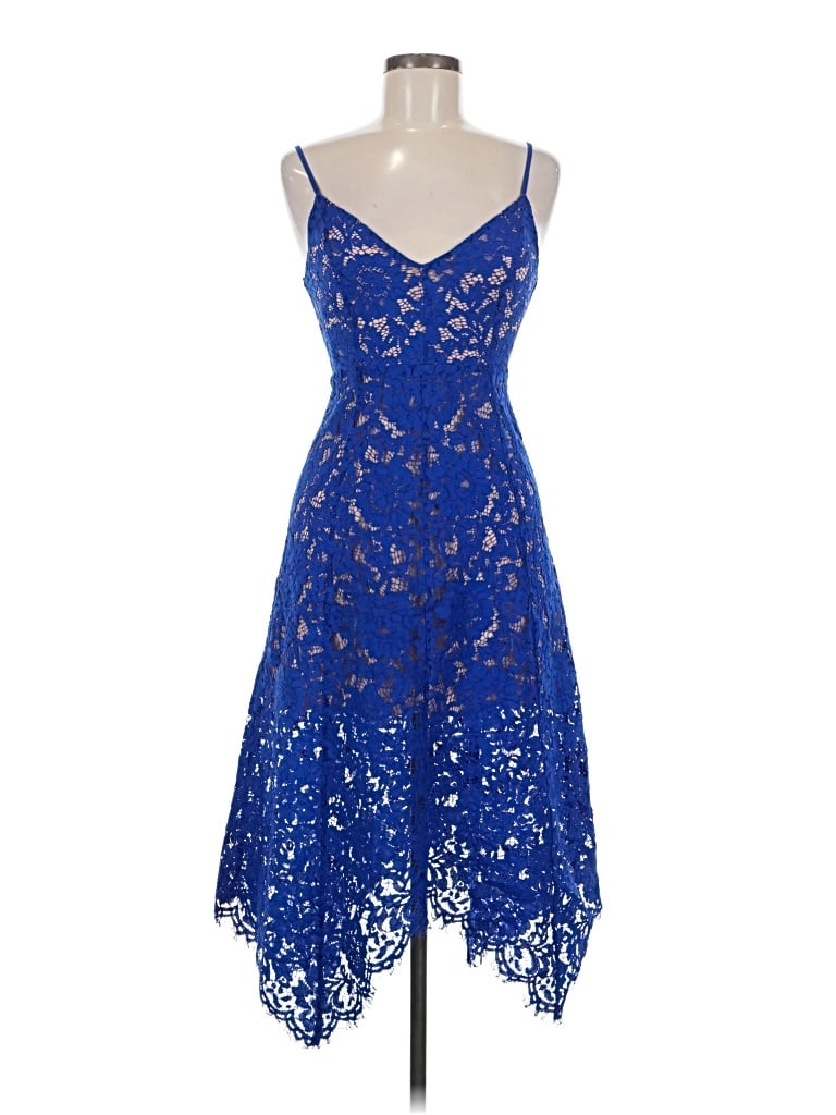 Pre-owned Lulus Cocktail Dress In Blue