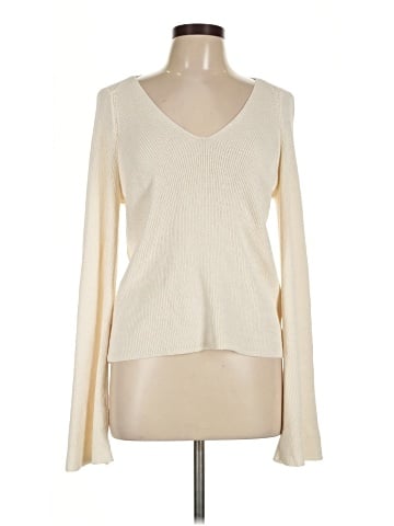 Madewell Flared-Sleeve V-Neck Sweater (view 1)