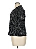 Van Heusen Polka Dots Black Short Sleeve Blouse Size XL - photo 5