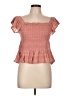 American Eagle Outfitters Pink Short Sleeve Top Size L - photo 1