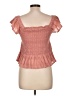 American Eagle Outfitters Pink Short Sleeve Top Size L - photo 2