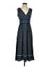 Max Studio Polka Dots Teal Casual Dress Size S - photo 1