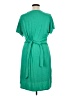 Chaps Solid Green Casual Dress Size XL - photo 2