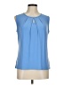 Kasper Blue Sleeveless Blouse Size M (petite) - photo 1