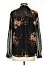 Daniel Rainn Floral Black Long Sleeve Blouse Size S - photo 2