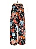 Zara Basic Floral Blue Casual Pants Size M - photo 2