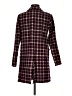 Harlyn Plaid Burgundy Coat Size XS - photo 2