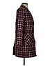 Harlyn Plaid Burgundy Coat Size XS - photo 4
