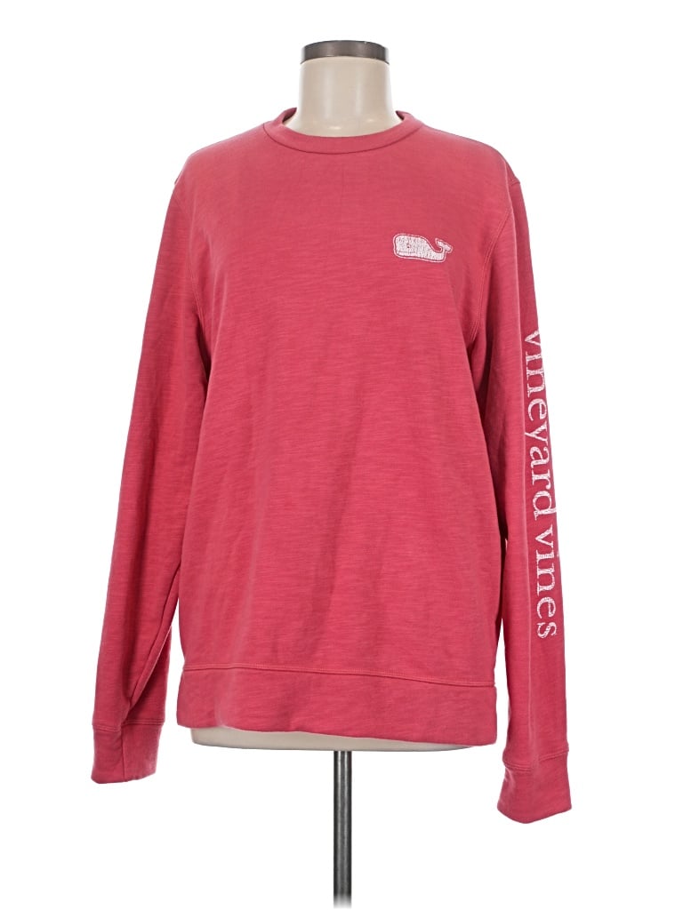 Pre-owned Vineyard Vines Sweatshirt In Pink