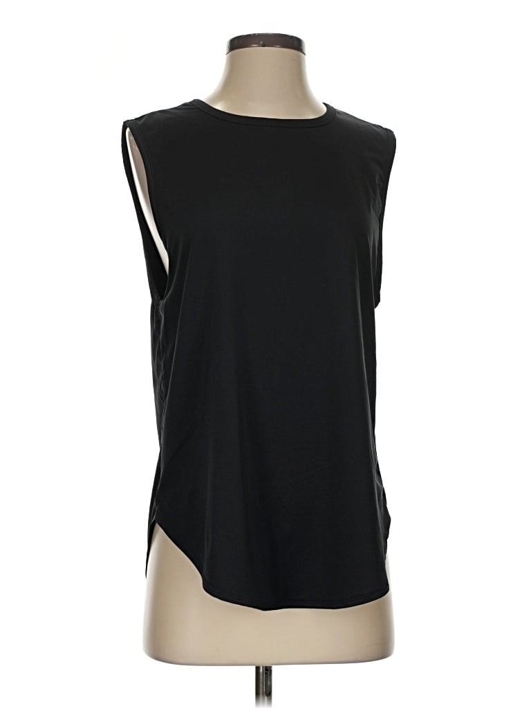 Pre-owned Fabletics Sleeveless T-shirt In Black