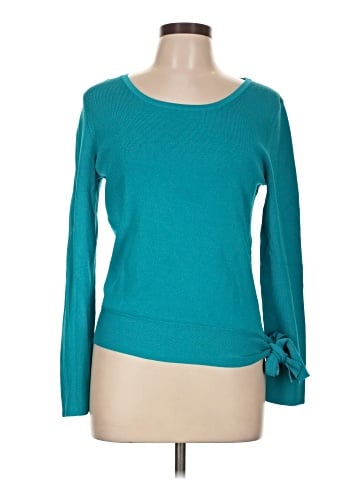 Pointelle Pullover Sweater (view 1)