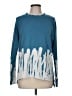 Te Verde Blue Pullover Sweater Size M - photo 1
