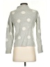 J.Crew Always Polka Dots Gray Turtleneck Sweater Size S - photo 2