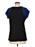 Claudia Richard Color Block Blue Short Sleeve Blouse Size L (estimated) - photo 2