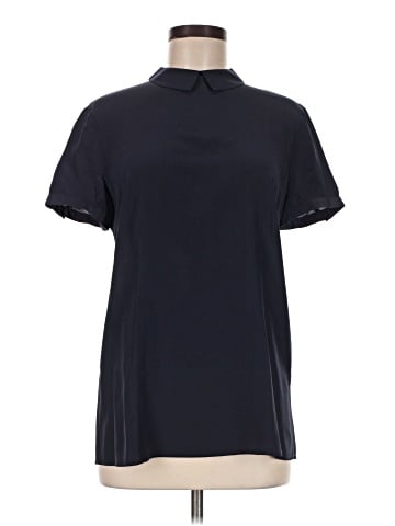Marc by Marc Jacobs Short Sleeve Silk Top (view 1)