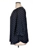 dalia 100% Polyester Polka Dots Blue 3/4 Sleeve Blouse Size 1X - photo 5
