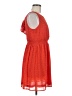 Fun2Fun 100% Polyester Hearts Orange Casual Dress Size M - photo 4