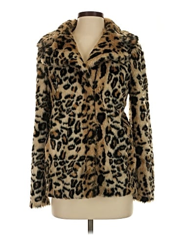 Aqua Faux Fur Jacket (view 1)