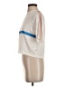 AB Color Block Ivory Short Sleeve Turtleneck Size S - photo 5