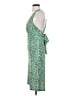 BCBGMAXAZRIA Paisley Green Cocktail Dress Size S - photo 5