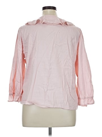 LC Lauren Conrad 3/4 Sleeve Blouse (view 2)